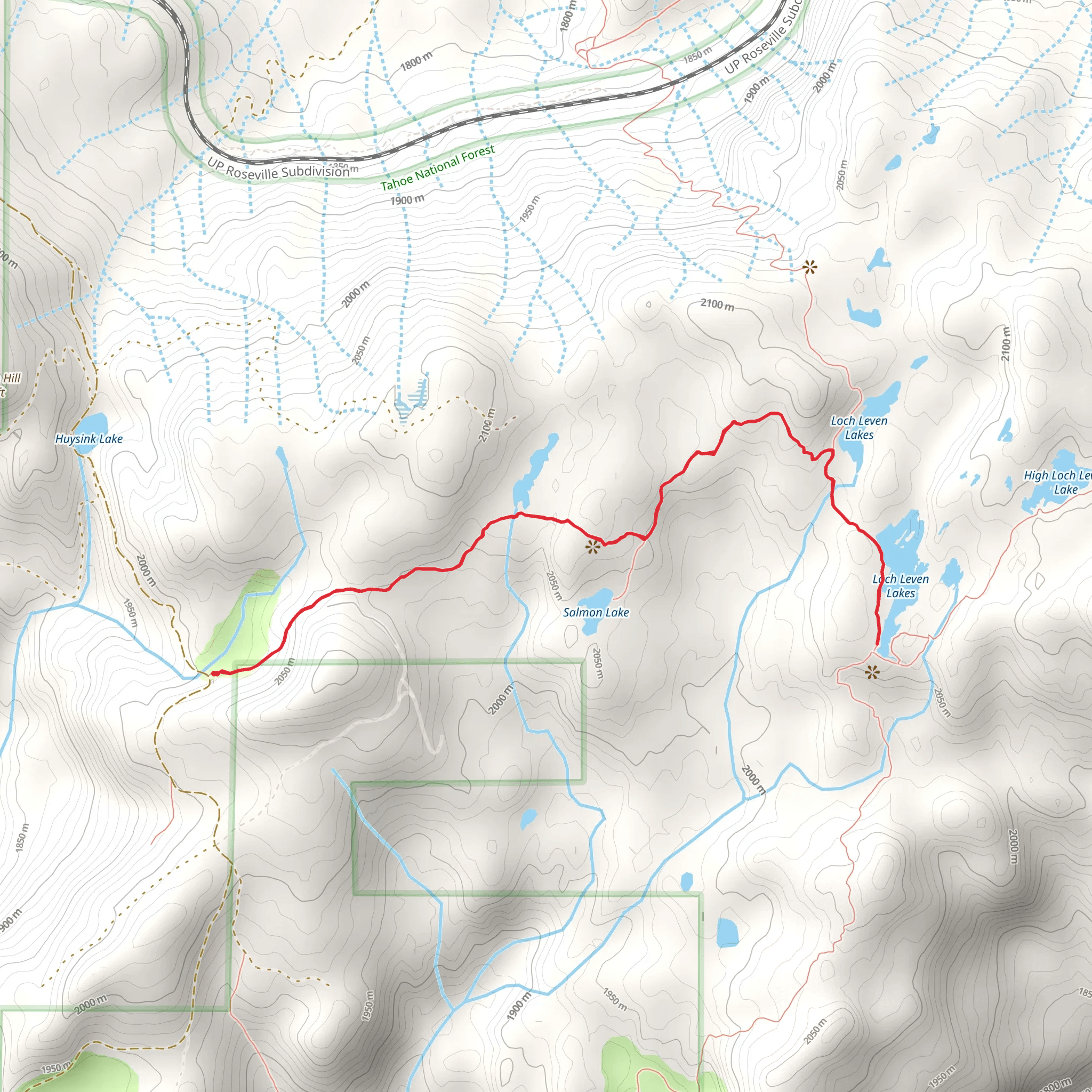 Loch Leven Lakes mobile static map
