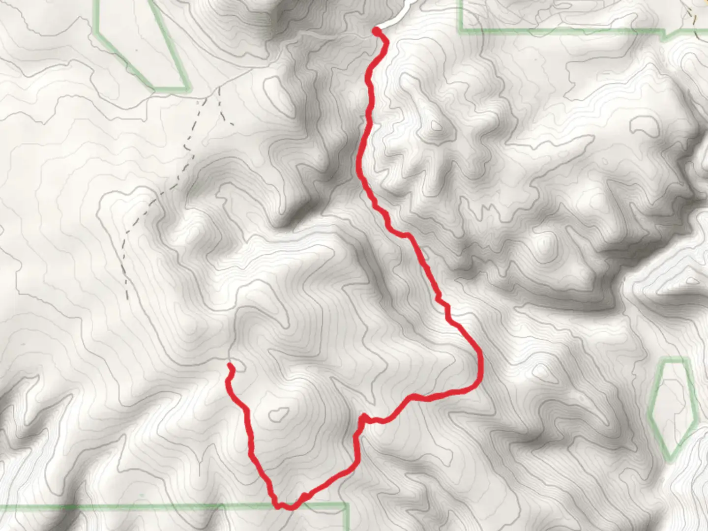 An image depicting the trail Walnut Trail via Oak Spring Trail and its surrounding area.