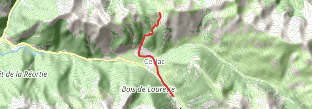 Via Alpina - Red Trail stage 116 Map