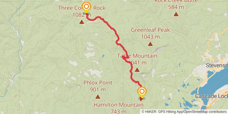 Ultra Pedestrian North Loop stage 159 Map