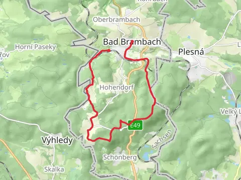 Kapellenberg via Vogtland Panorama Weg