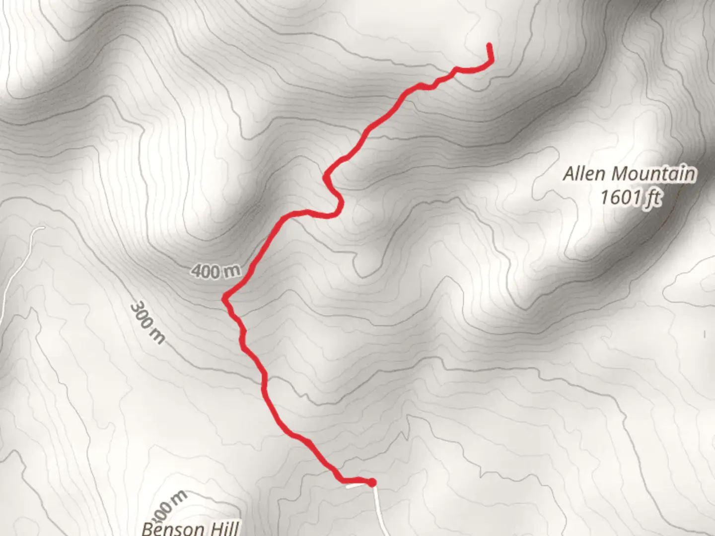 An image depicting the trail Black Mountain Trail and its surrounding area.