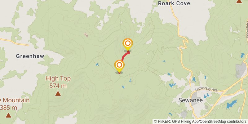 Perimeter Trail spur 1 Map