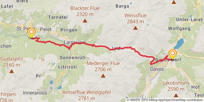 Camino Müstair-Geneva via Martigny stage 7 Map
