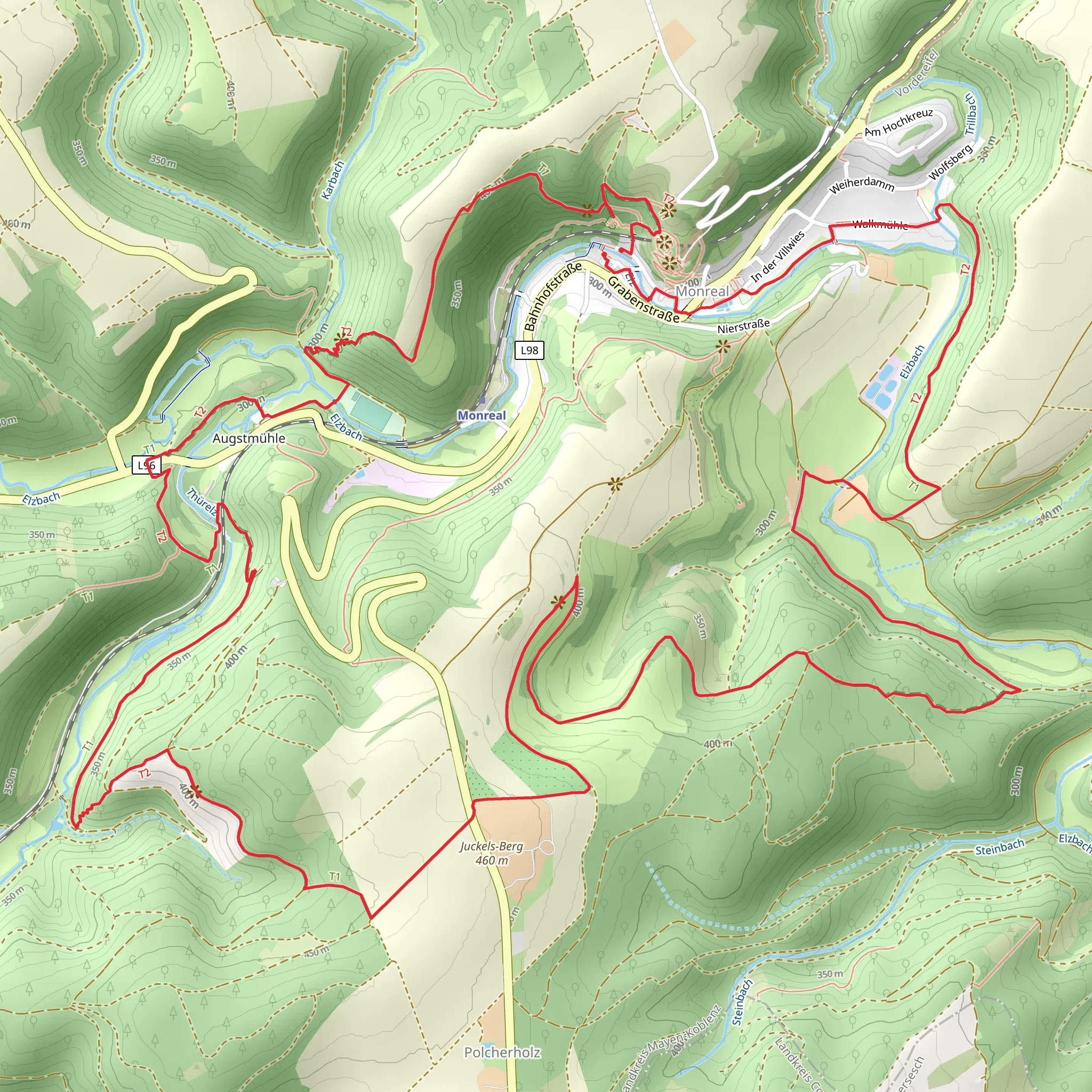 Monrealer Ritterschlag Loop via Philip Castle mobile static map