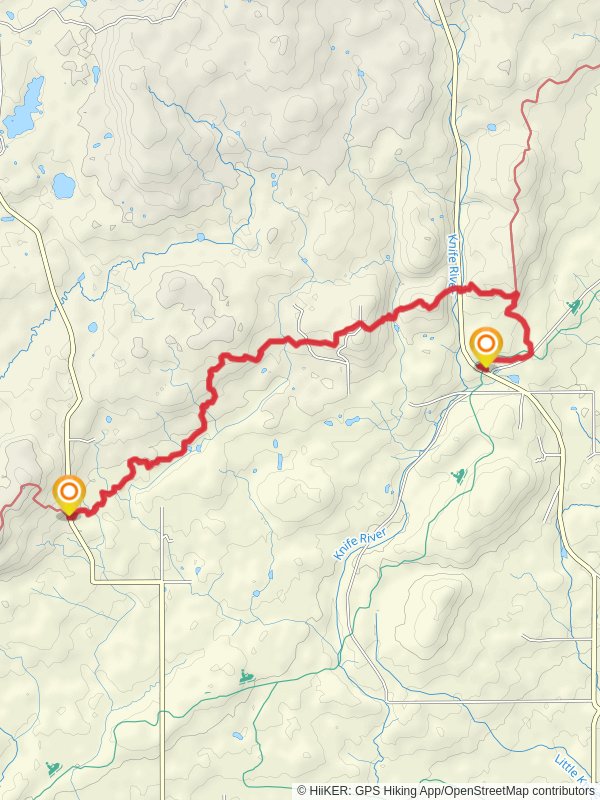 McCarthy Creek and Superior Hiking Trail