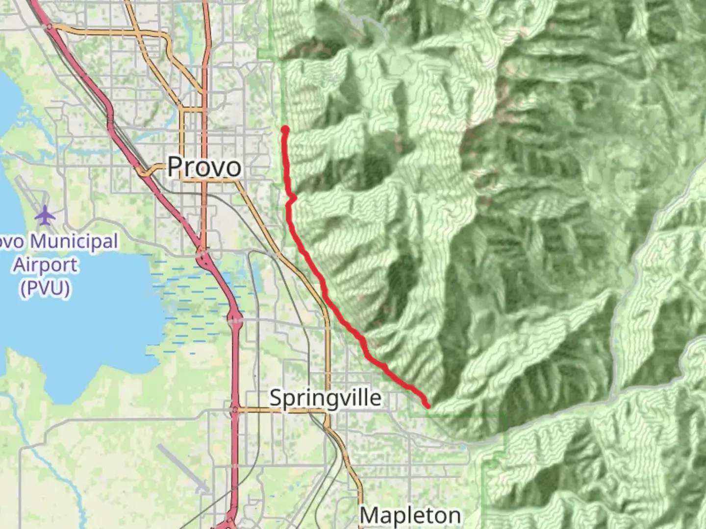 An image depicting the trail Bonneville Shoreline Trail and its surrounding area.
