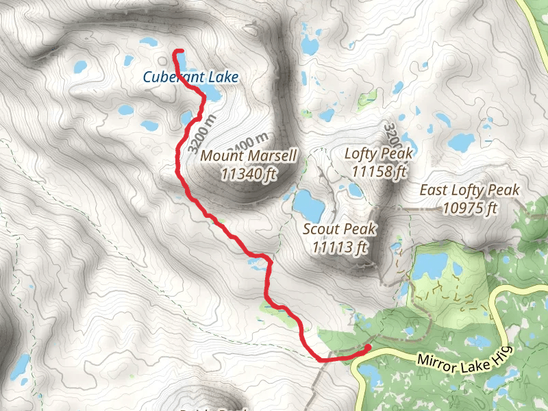 Cuberant Lake via Mainver Trail