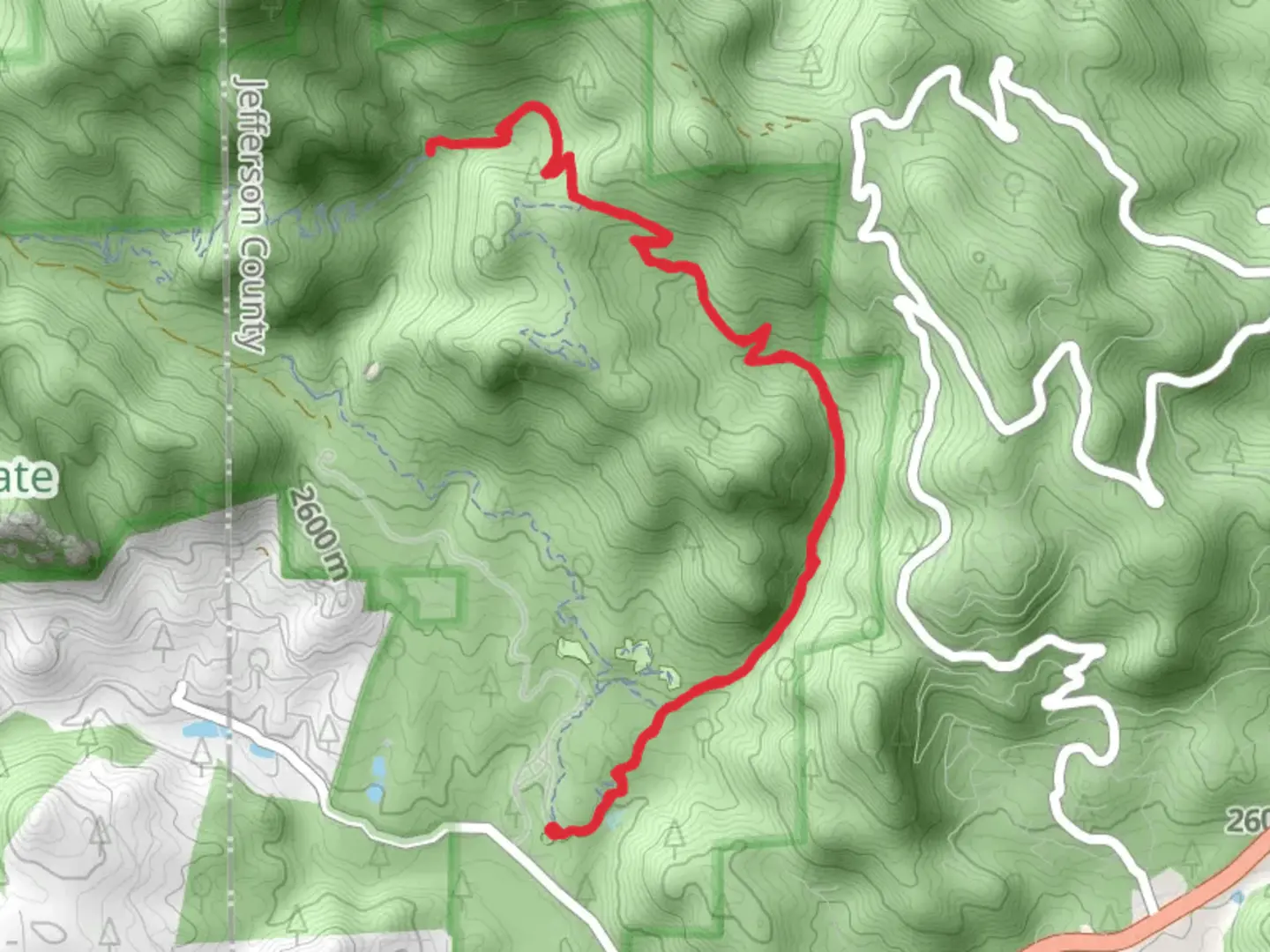 An image depicting the trail Mason Creek Trail and its surrounding area.