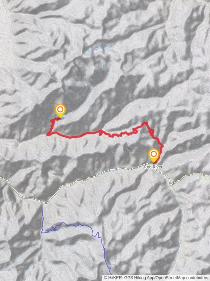 An image depicting the trail Cabresto Lake Walk and its surrounding area.
