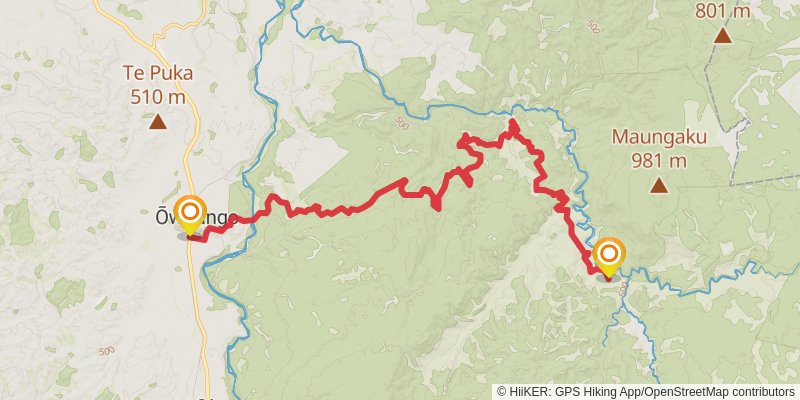 Whanganui Journey stage 2 Map