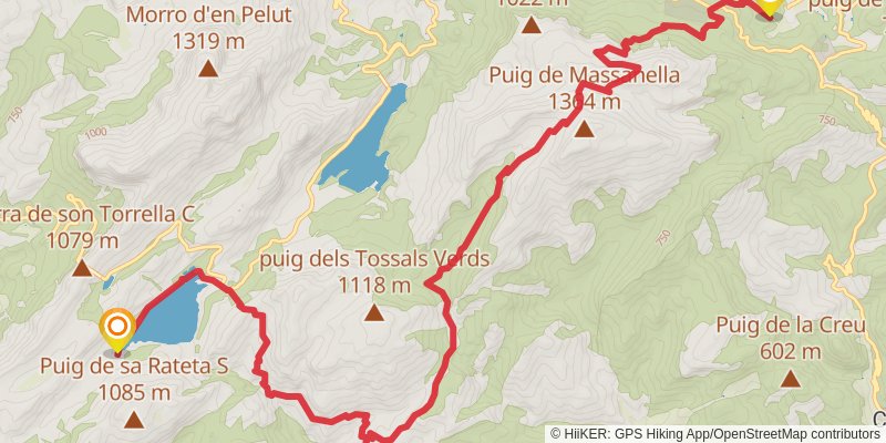 GR 221 stage 7 Map