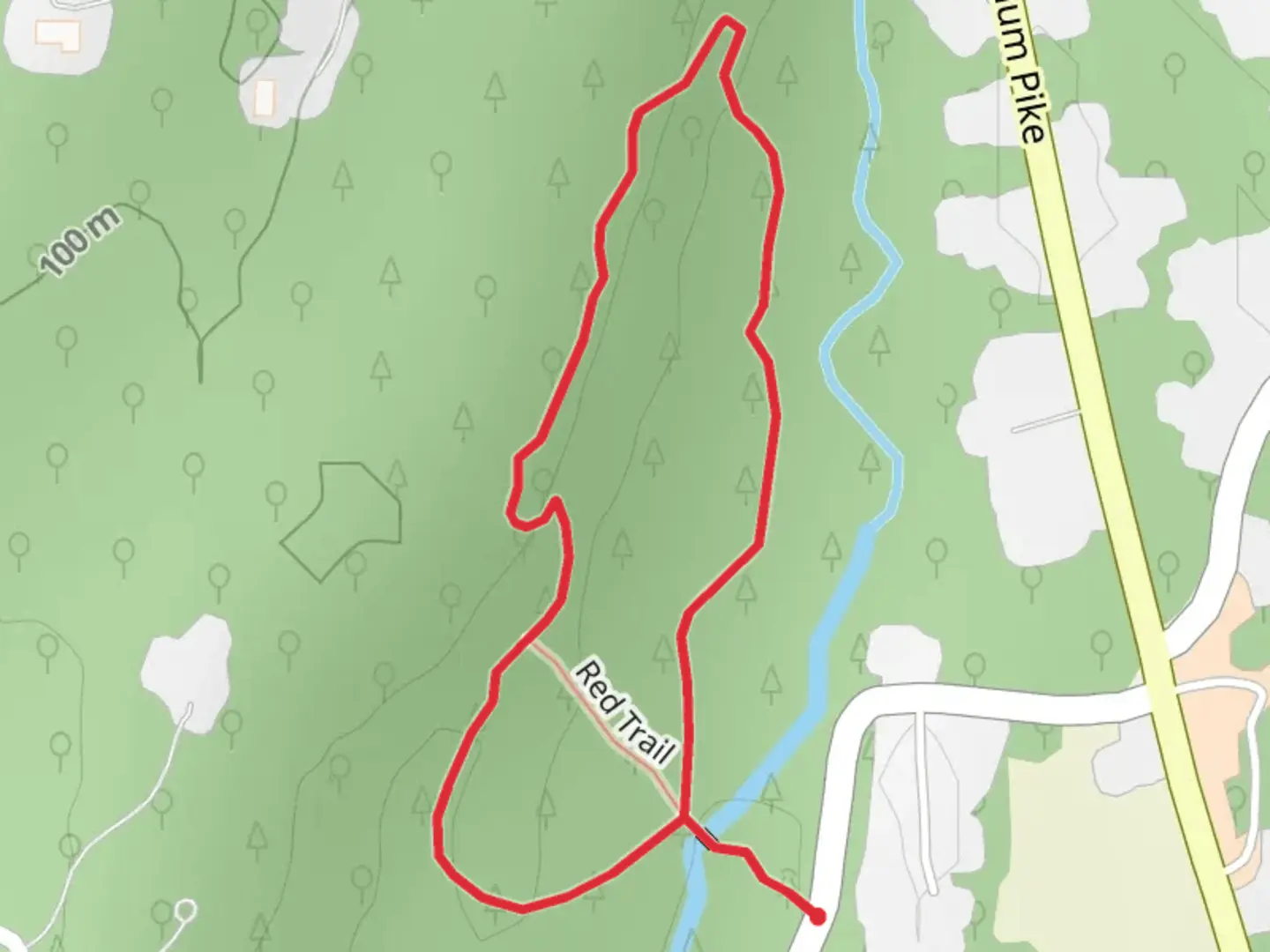 An image depicting the trail Yellow Diamond Loop Trail and its surrounding area.