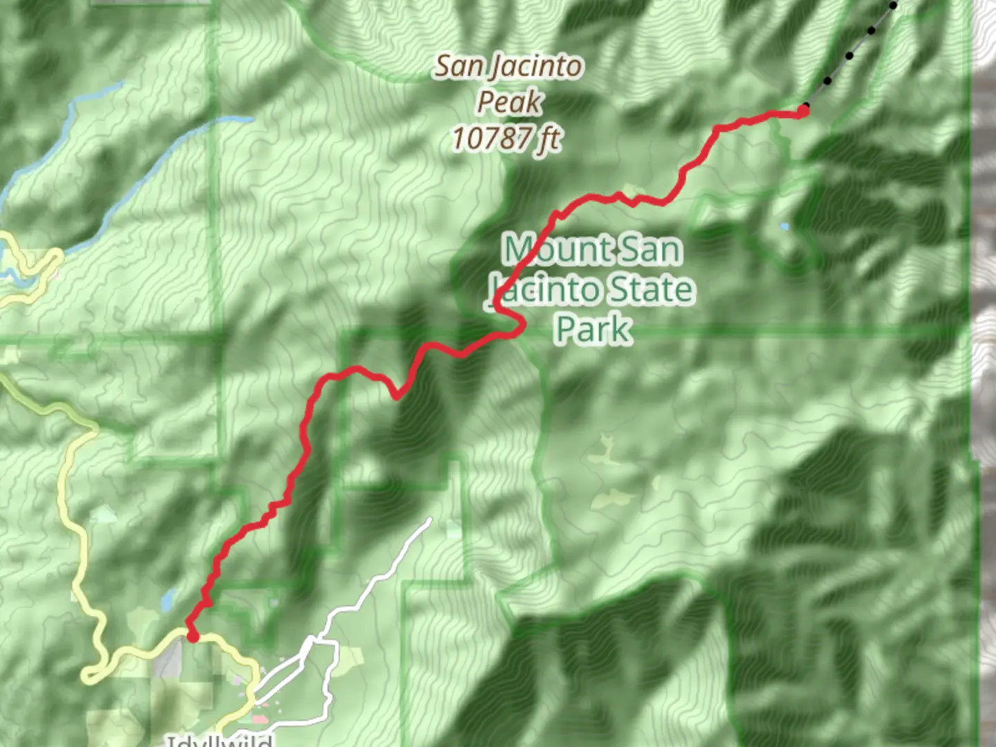 An image depicting the trail Round Valley, Wellman DIvide and Deer Springs Trail and its surrounding area.
