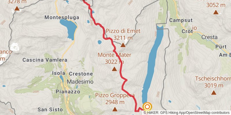 Giro di Giüst stage 3 Map