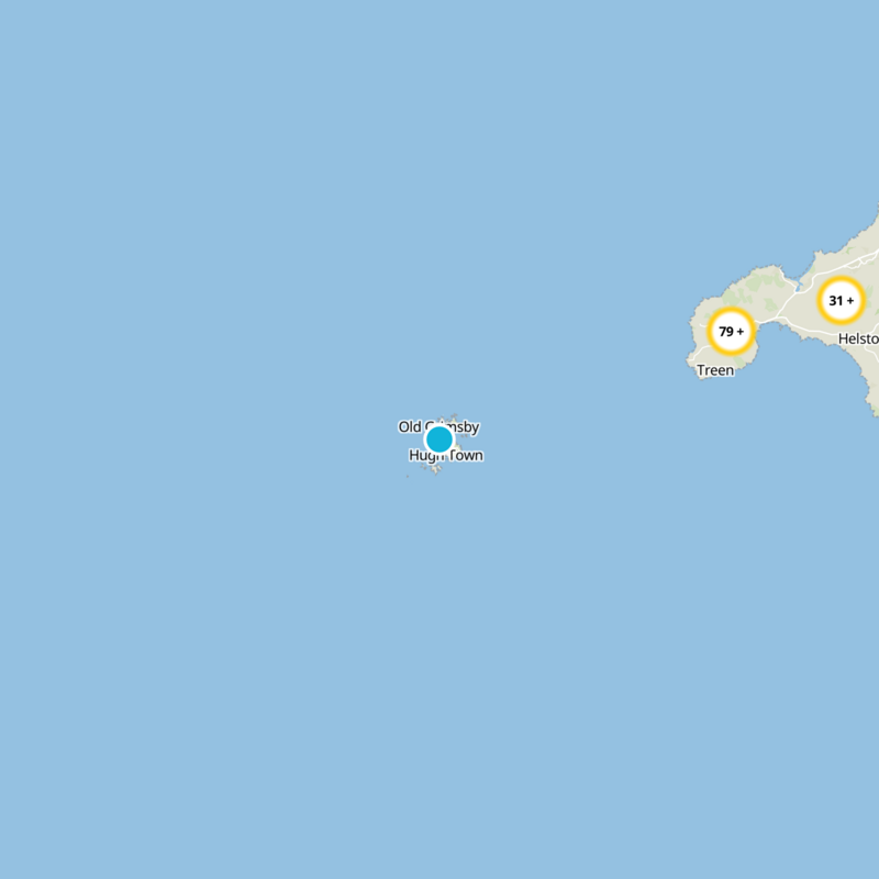 Hugh Town Static Map