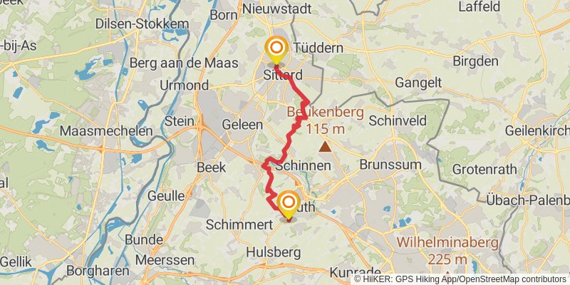 Pelgrimspad 2 stage 9 Map