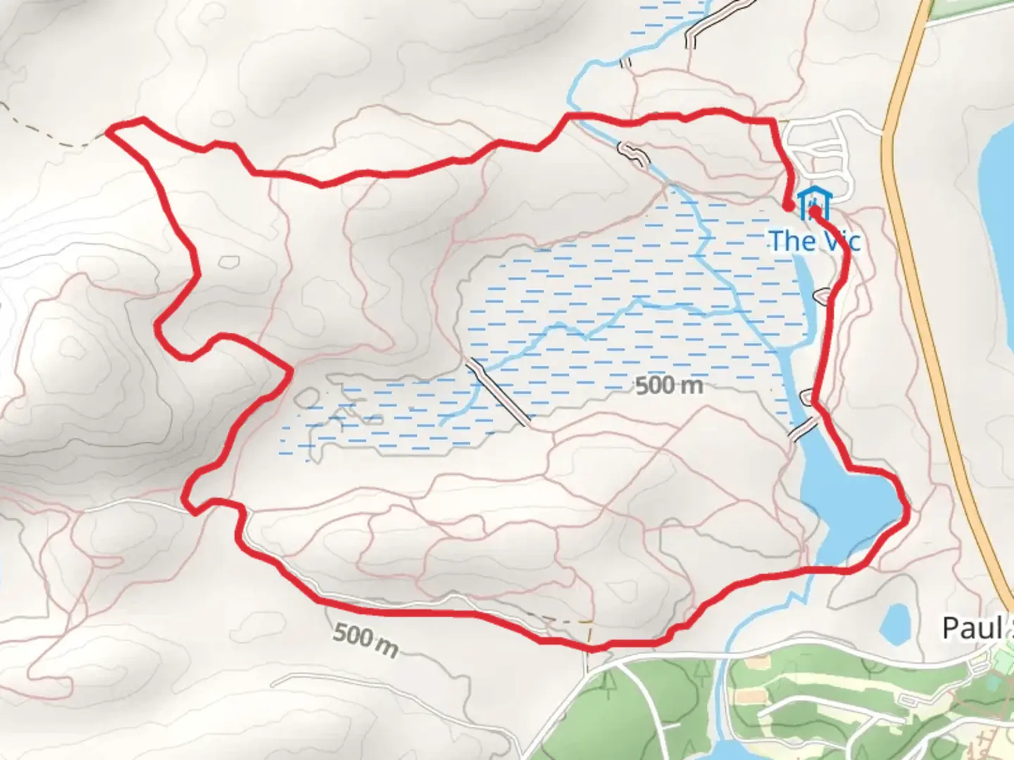 An image depicting the trail Logger's Loop Trail and its surrounding area.