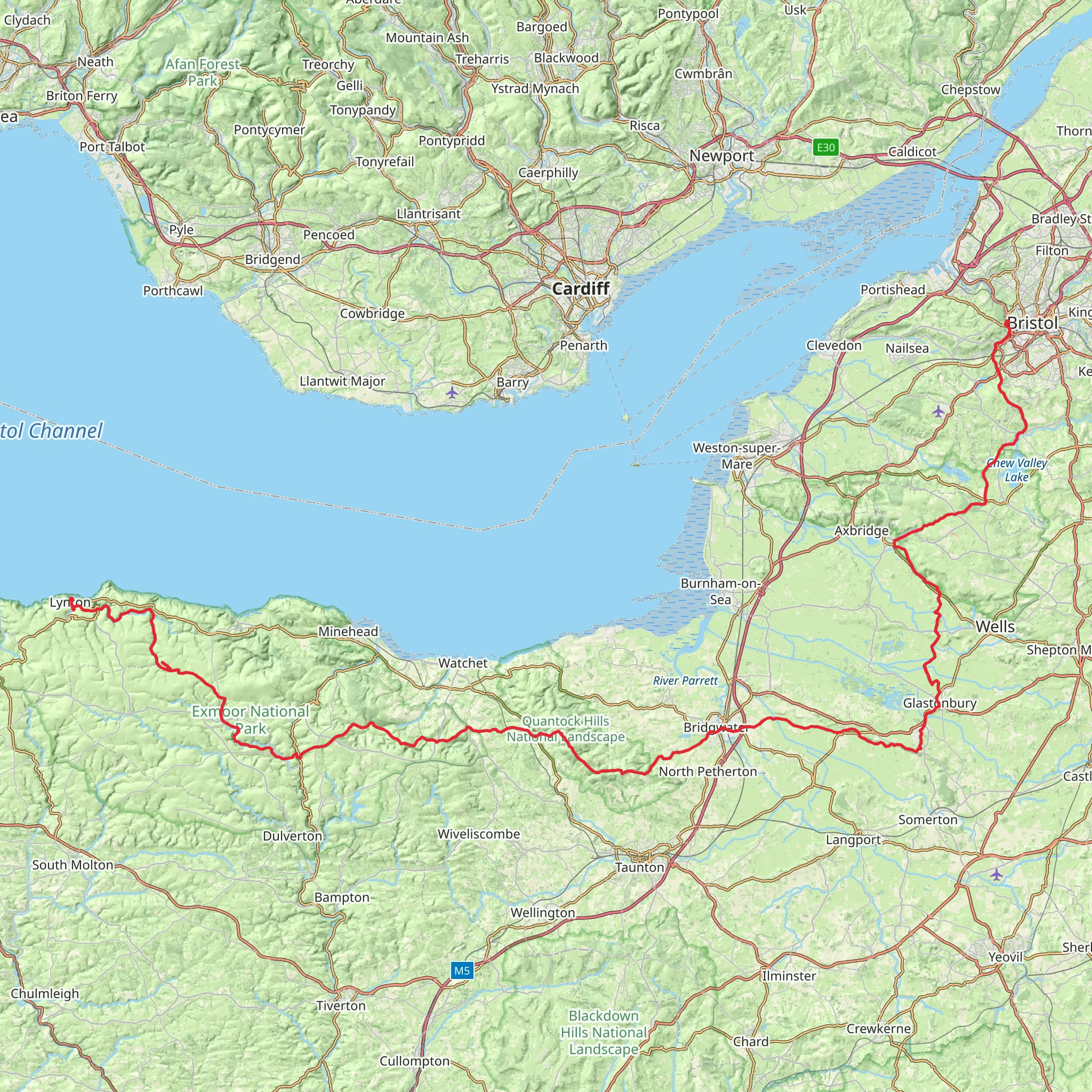 Samaritans Way South West mobile static map