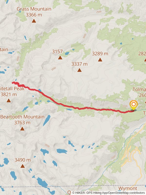Sundance Pass,September Morn Lake and Keyser Brown Lake via Lake Fork Trail