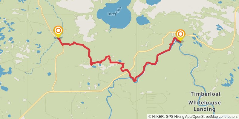 North Country Trail - Michigan Northeast stage 2 Map