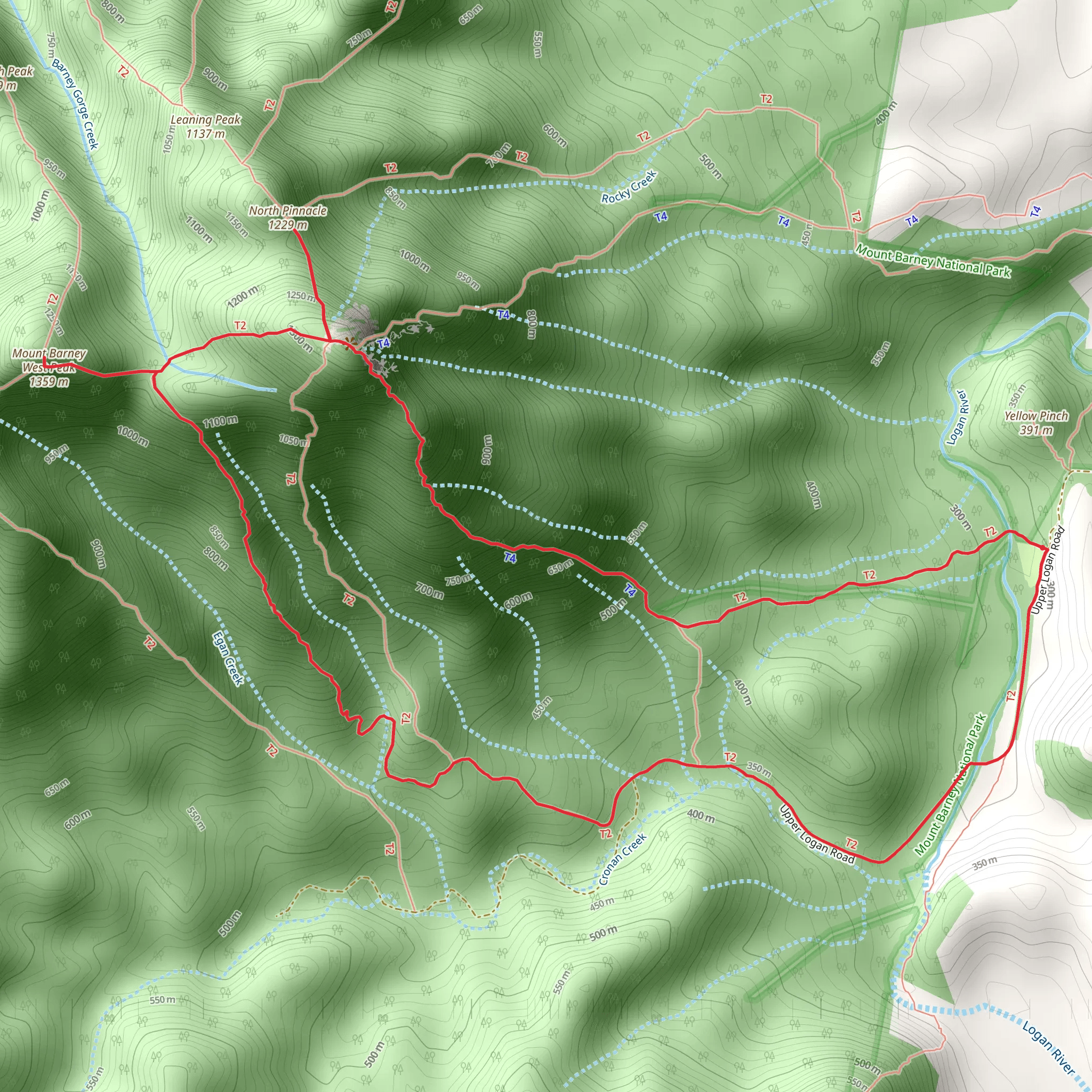 My Barney Loop mobile static map