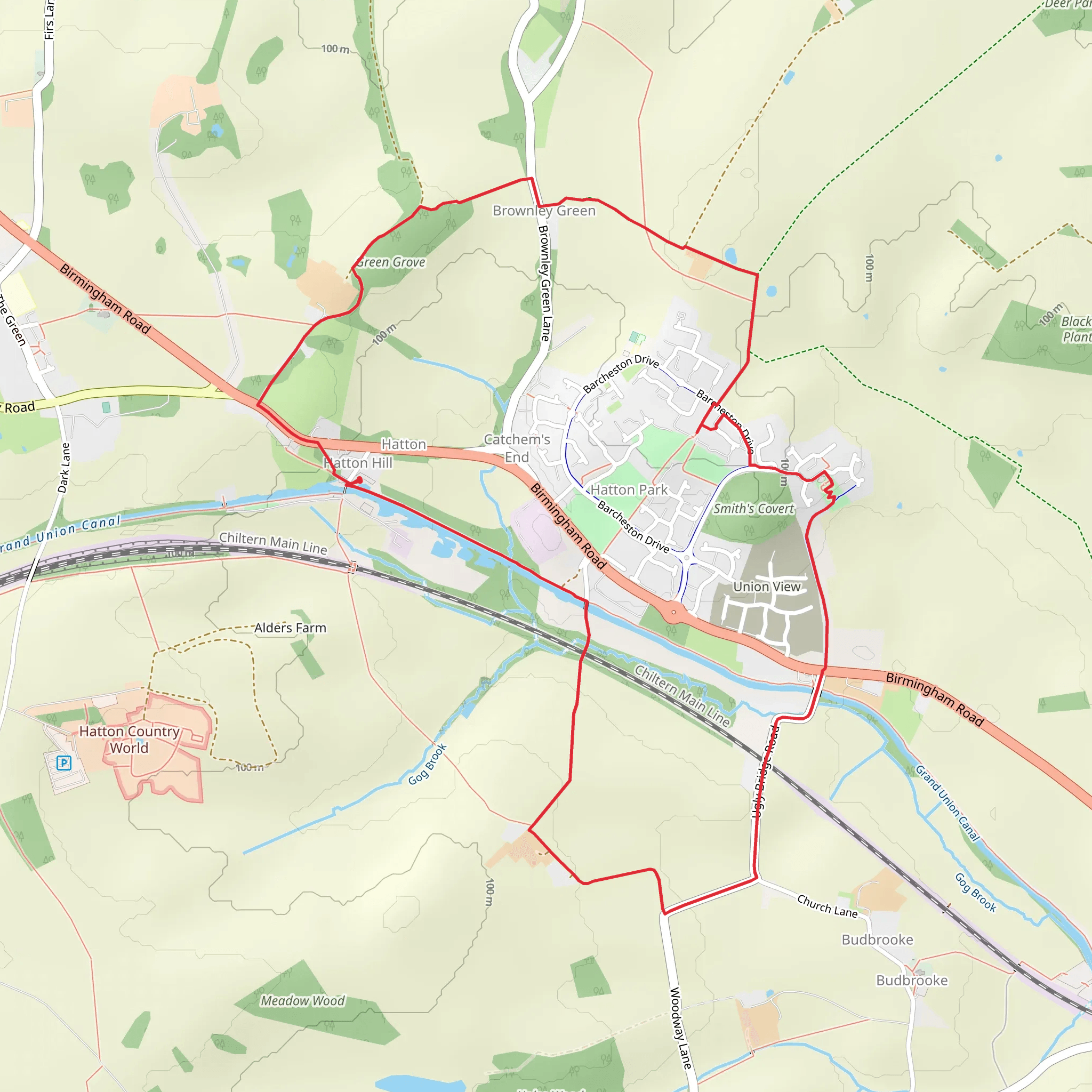 Hatton Hill Loop mobile static map