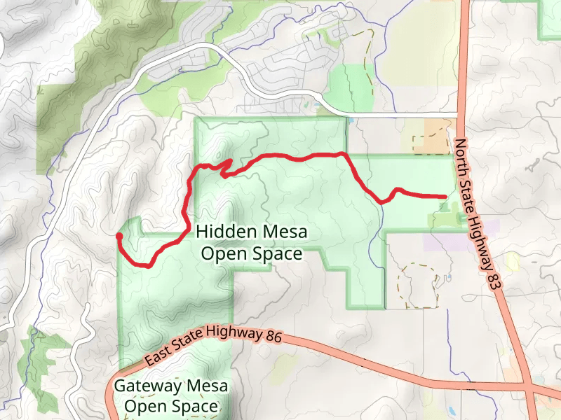 Pleasant Pass Trail and Hidden Mesa Trail