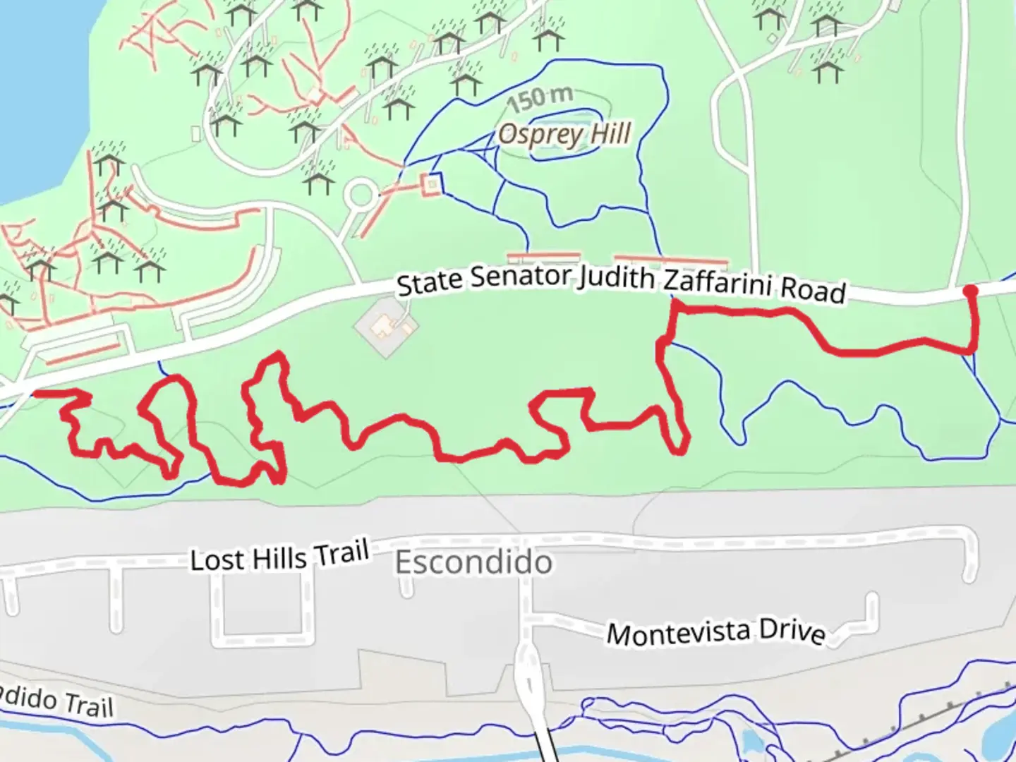 An image depicting the trail Mesquite Bend Trail and its surrounding area.