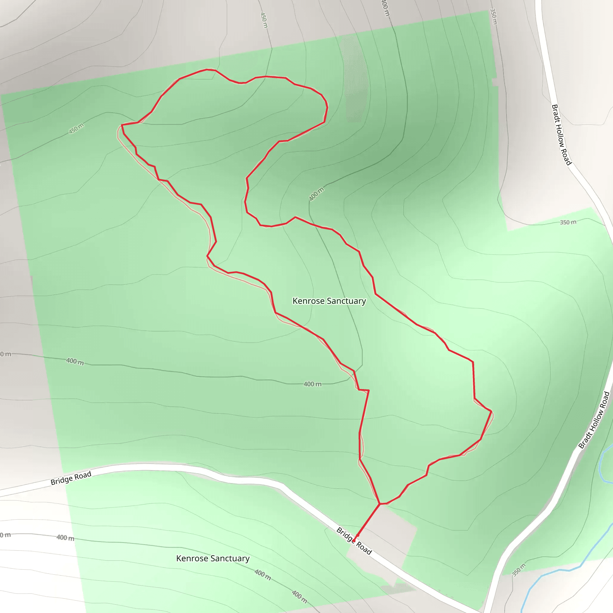 Kenrose Sanctuary Loop mobile static map