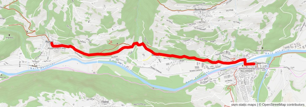 ViaSuworow stage 12 Map