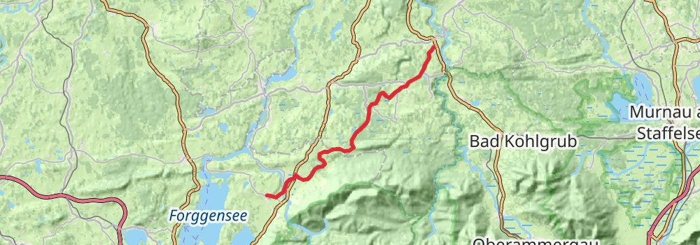 Romantische Straße stage 24 Map