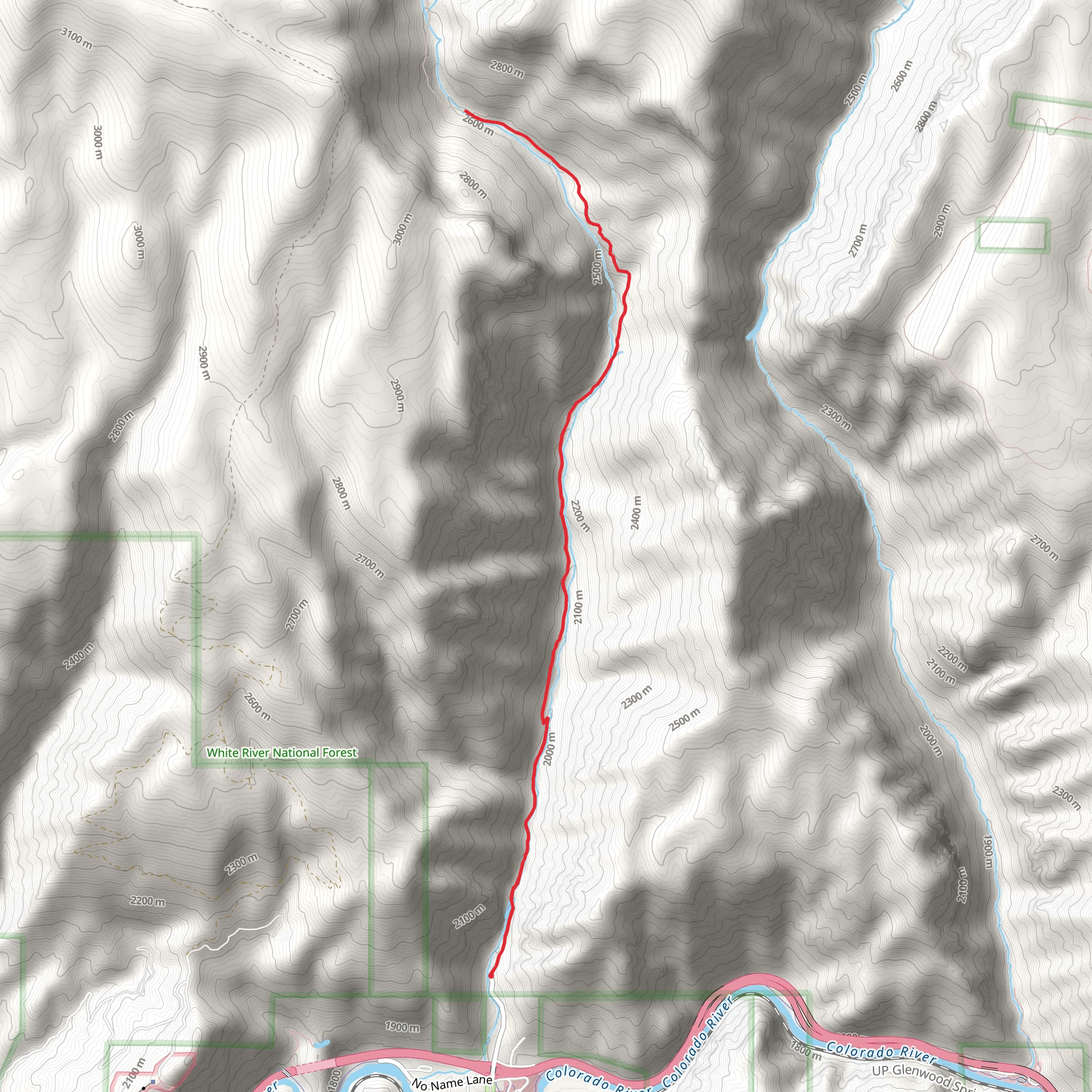 Jess Weaver Trail mobile static map