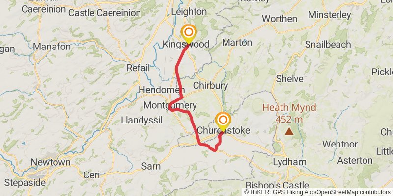 Hope House Way stage 28 Map