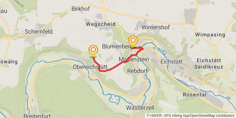Altmülthal Panoramaweg alt 3 Map