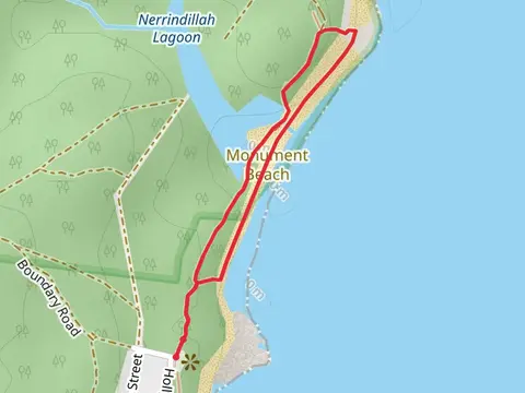 Nerindillah Lagoon Track