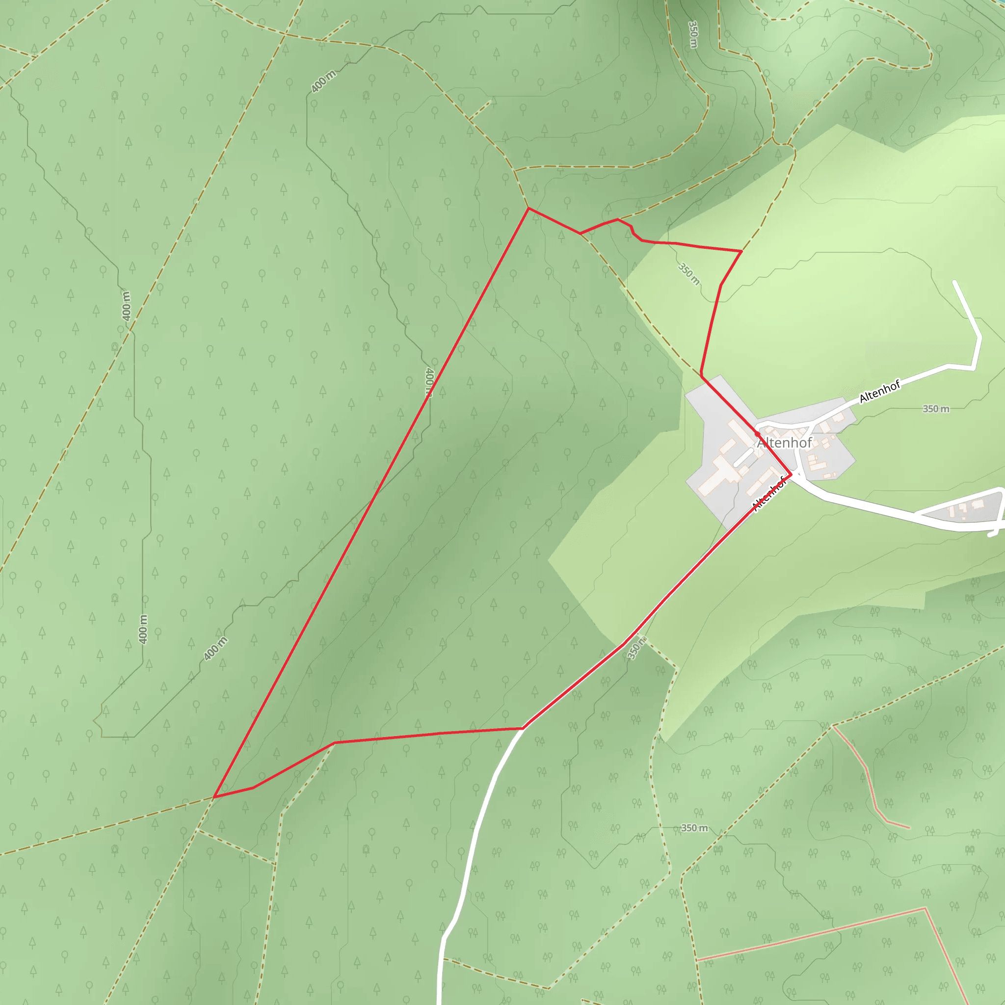 Altenhof Loop mobile static map
