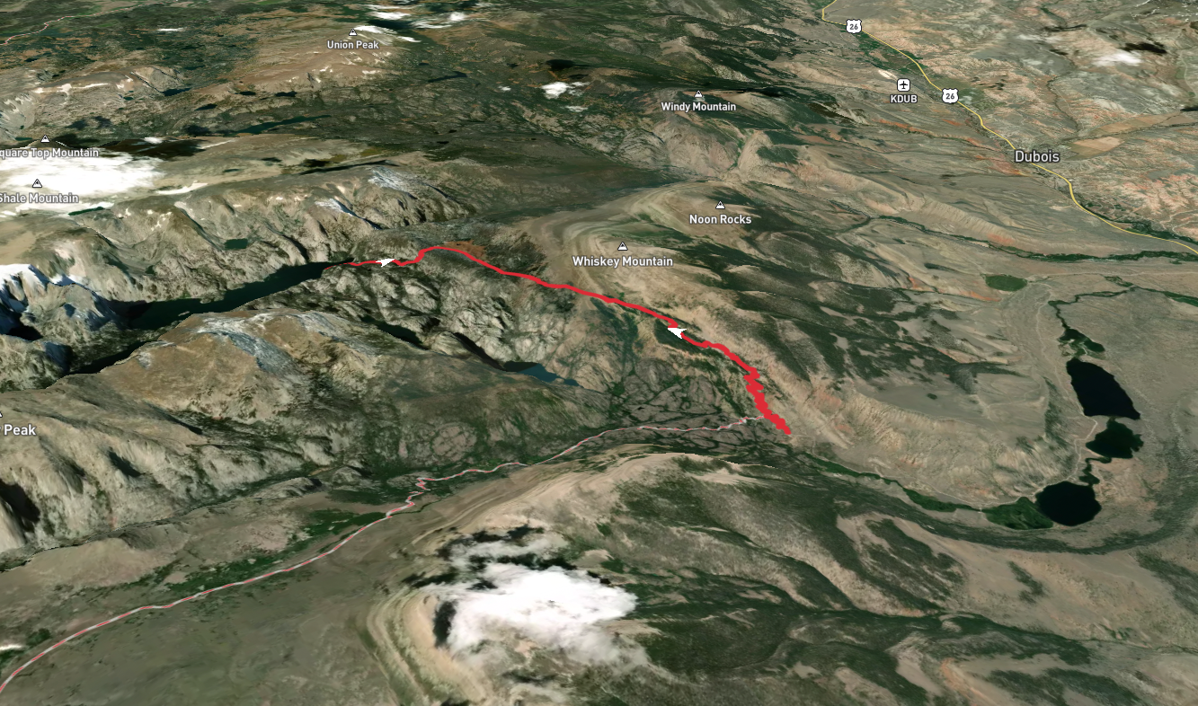 Rose Lake via Whiskey Mountain Cutoff