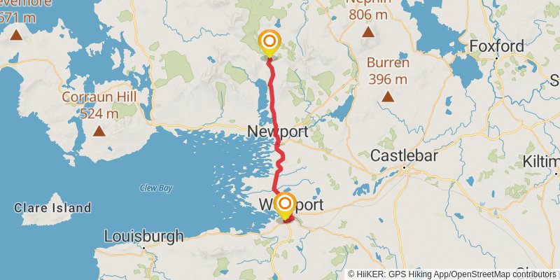 Western Way stage 6 Map