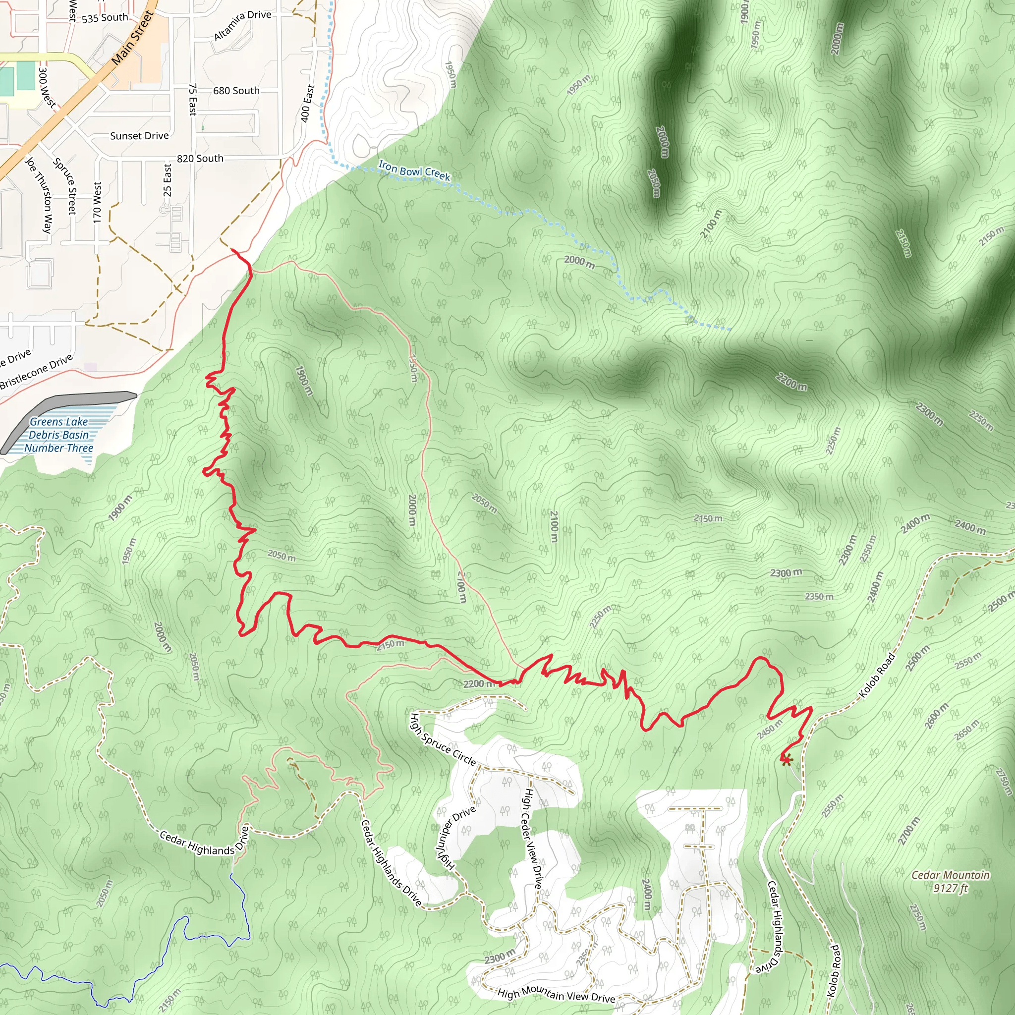 C-Trail mobile static map