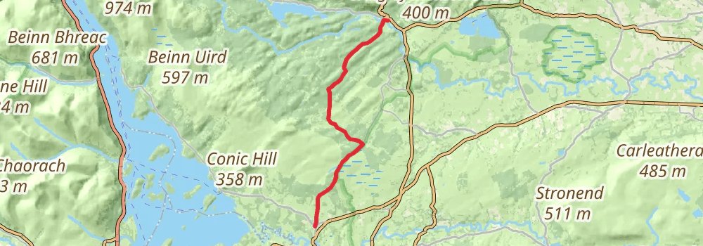 Scottish National Trail stage 14 Map