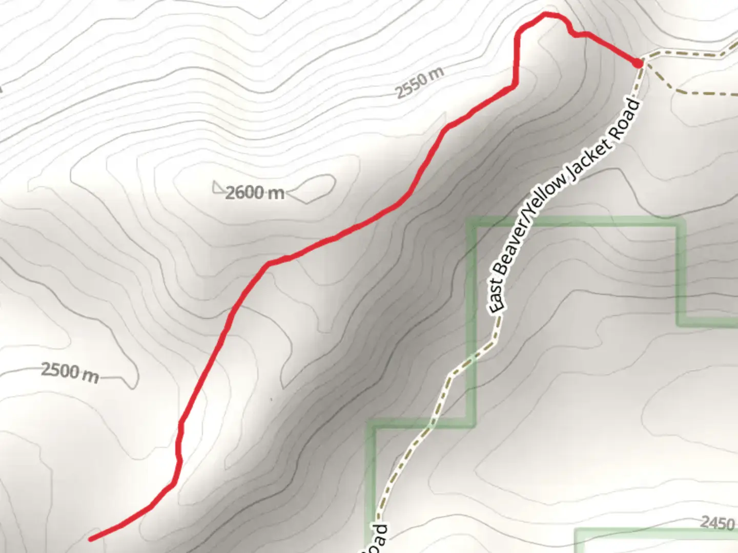 An image depicting the trail Gobblers Knob Trail and its surrounding area.