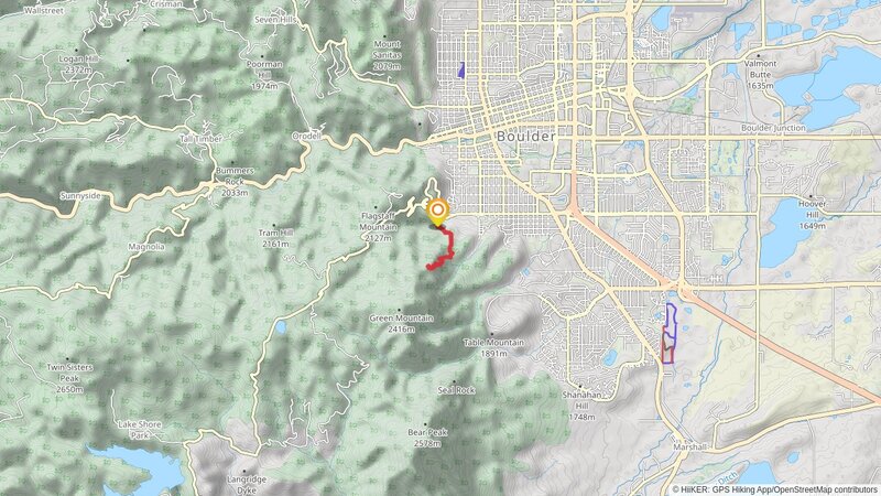 Bluebell Baird Trail and First-Second Flatiron Trail