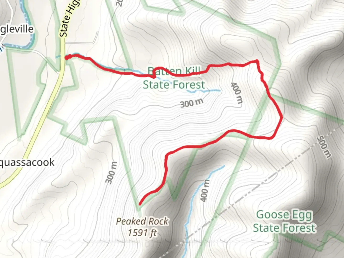 An image depicting the trail Folded Rock Trail and its surrounding area.
