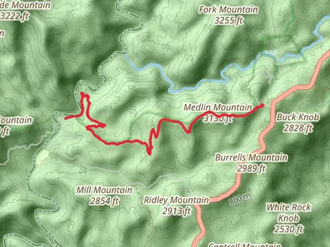 Chattooga River, Medlin Mountain and Foothills Trail