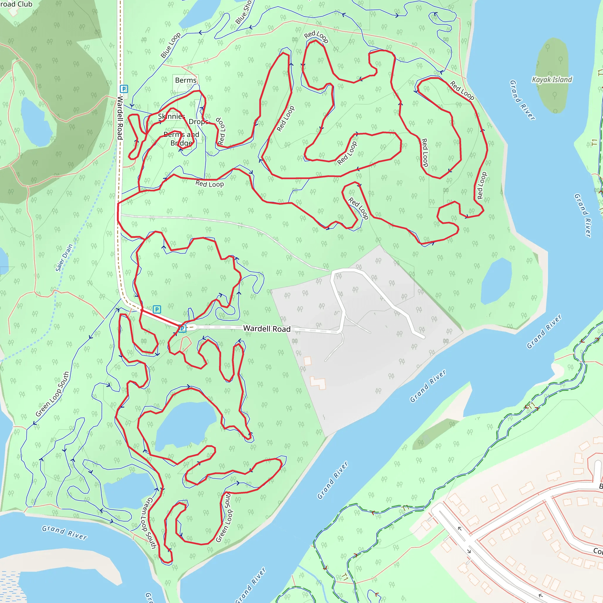 Anderson Park Loop mobile static map
