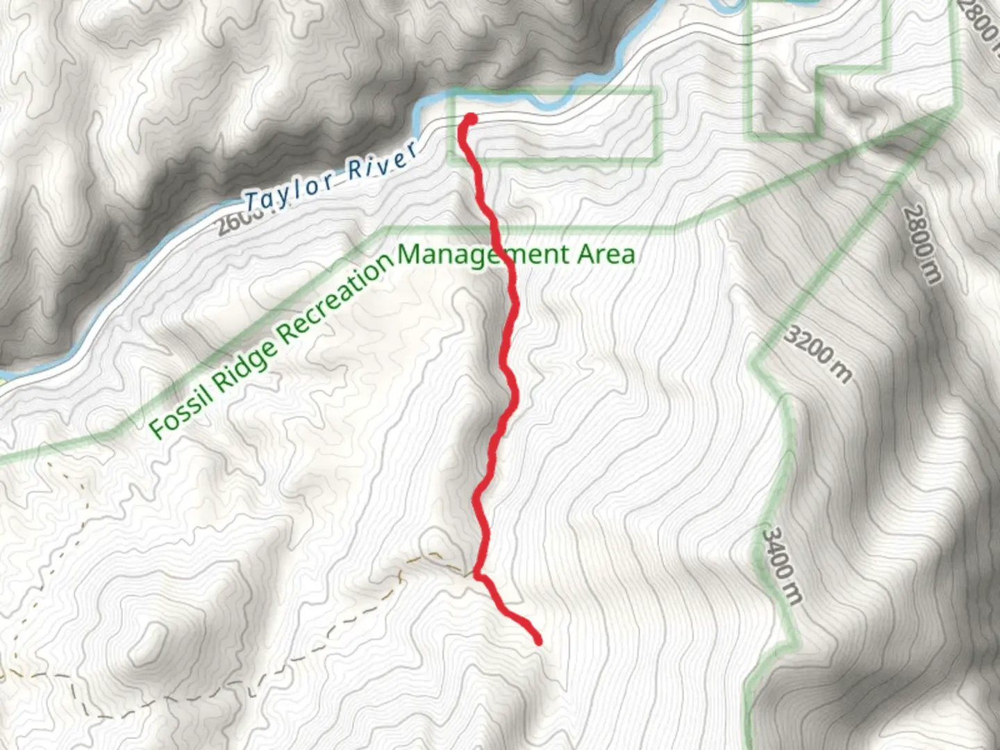 An image depicting the trail Fivemile Creek Trail and its surrounding area.