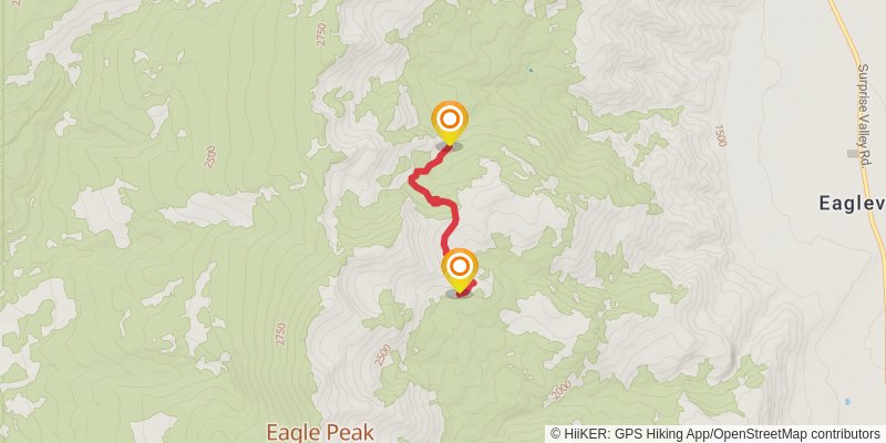 Owl Creek via Summit Trail stage 4 Map