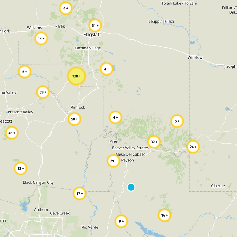 Happy Jack Static Map