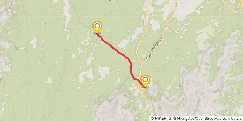 Hayduke Trail stage 60 Map